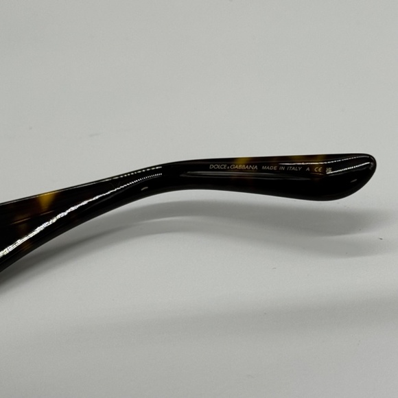 NEW DOLCE&GABBANA DG4439 502/73 WOMEN SUNGLASSES DG4439 50273 BROWN CAT EYE - Picture 11 of 12
